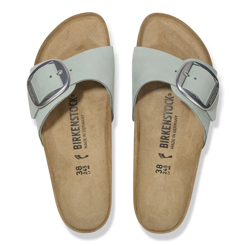 Madrid Big Buckle - Pure Sage Nubuck||Madrid Grosses Boucles - Nubuck sauge pure