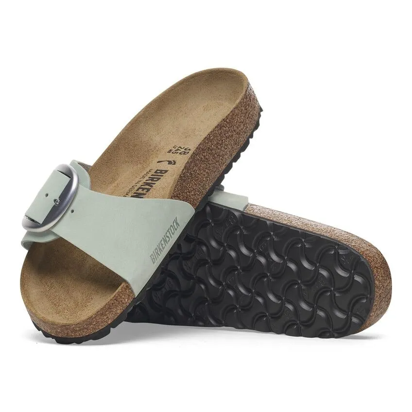 Madrid Big Buckle - Pure Sage Nubuck||Madrid Grosses Boucles - Nubuck sauge pure