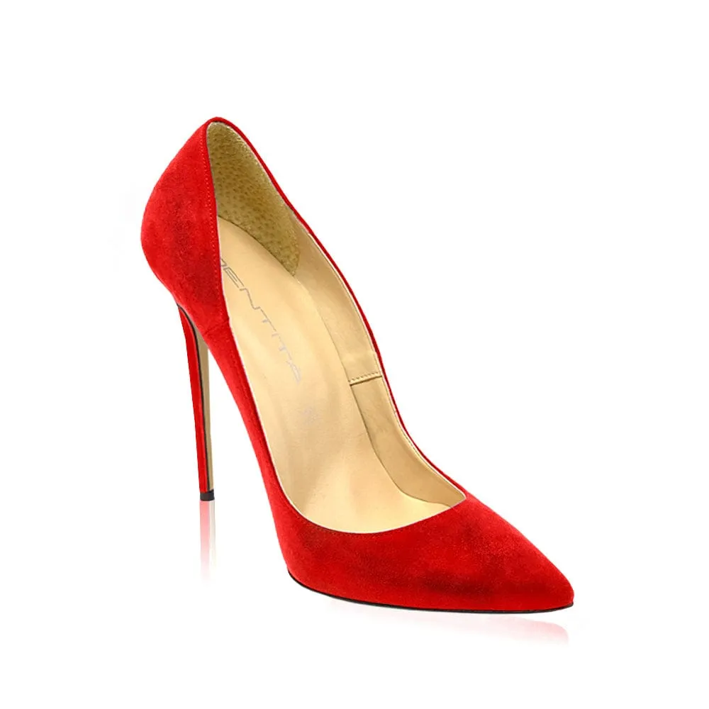 MALIA RED SUEDE