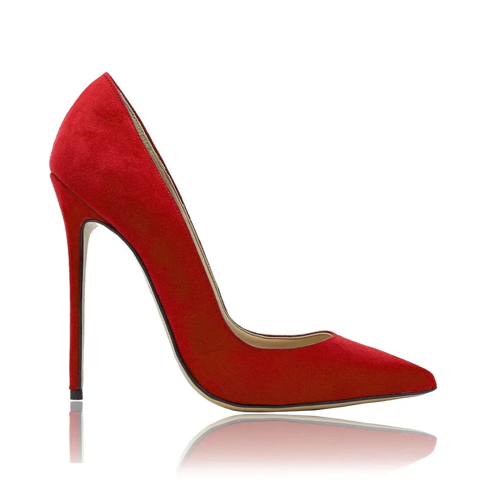 MALIA RED SUEDE