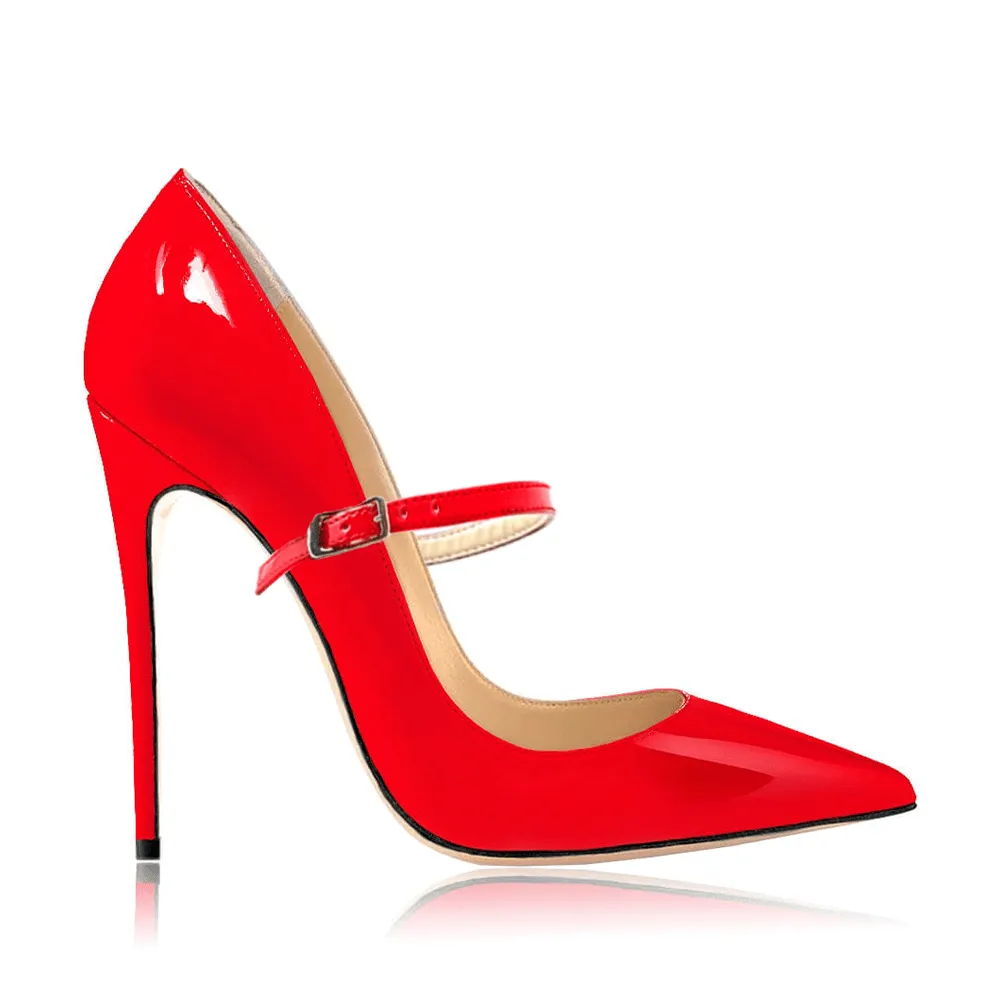 MALIKA RED PATENT