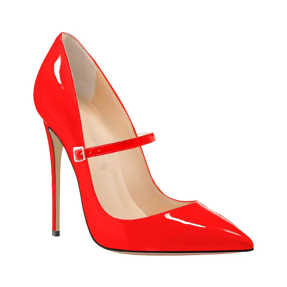 MALIKA RED PATENT