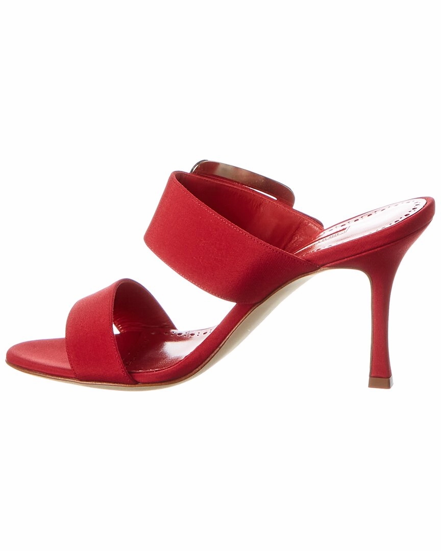 Manolo Blahnik Gable 90 Silk Sandal
