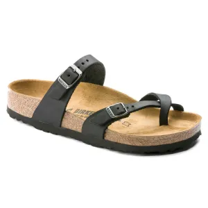 Mayari - Black Oiled Leather||Mayari - Cuir huil noir