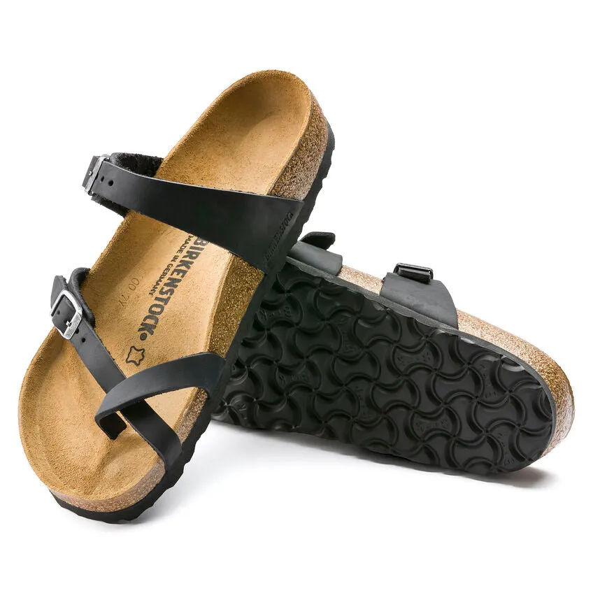 Mayari - Black Oiled Leather||Mayari - Cuir huil noir