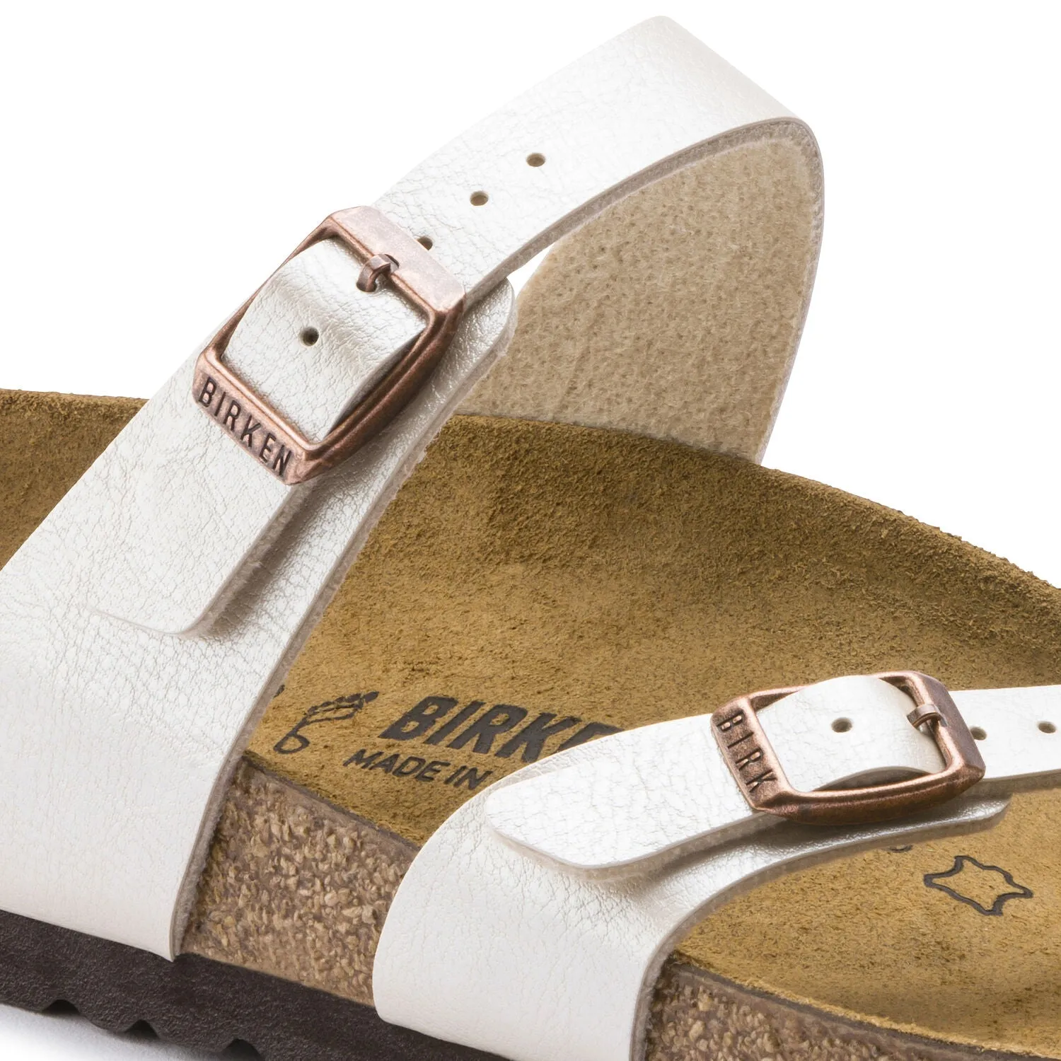Mayari - Graceful Pearl White Birko Flor||Mayari - Birko-Flor blanc nacr dlicat