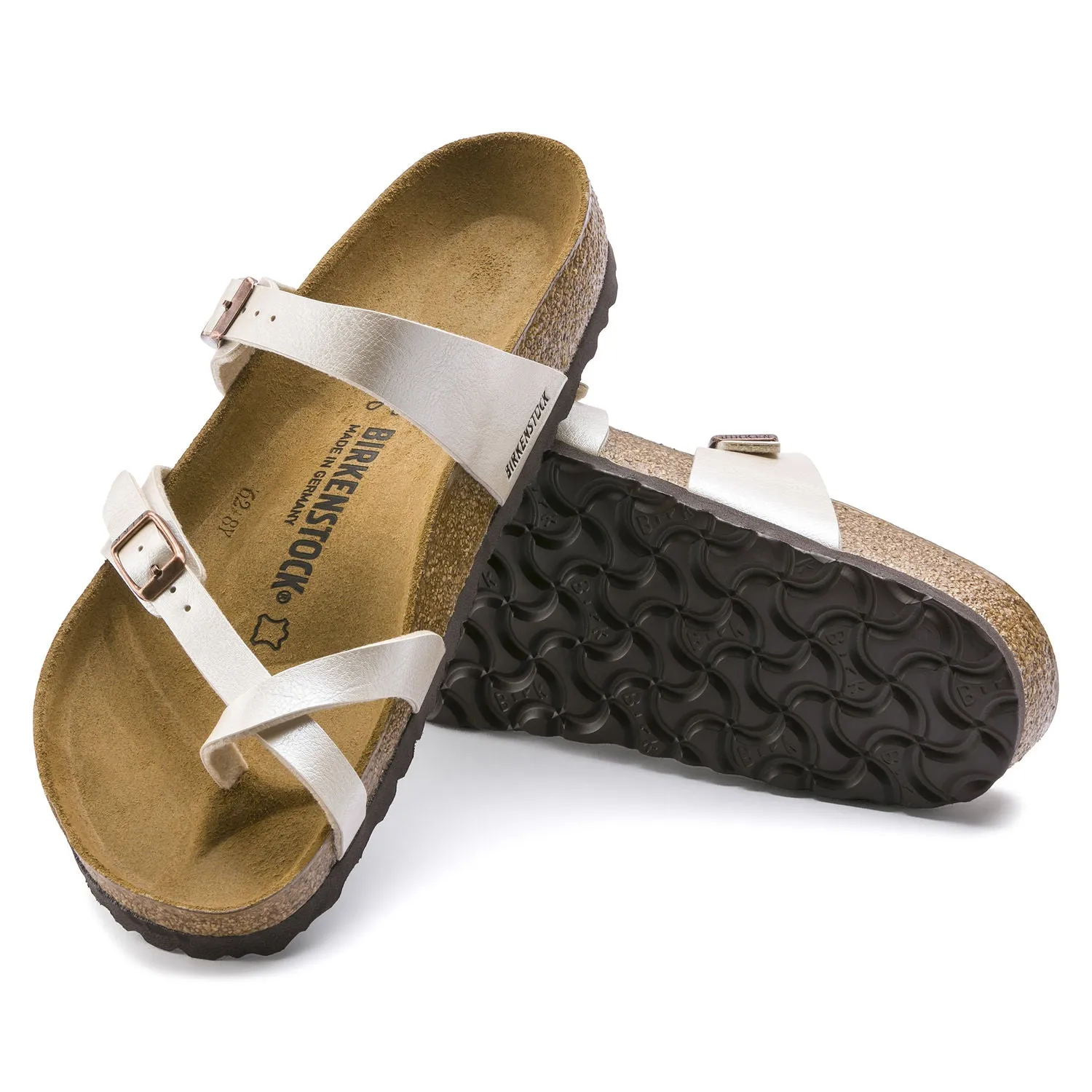 Mayari - Graceful Pearl White Birko Flor||Mayari - Birko-Flor blanc nacr dlicat