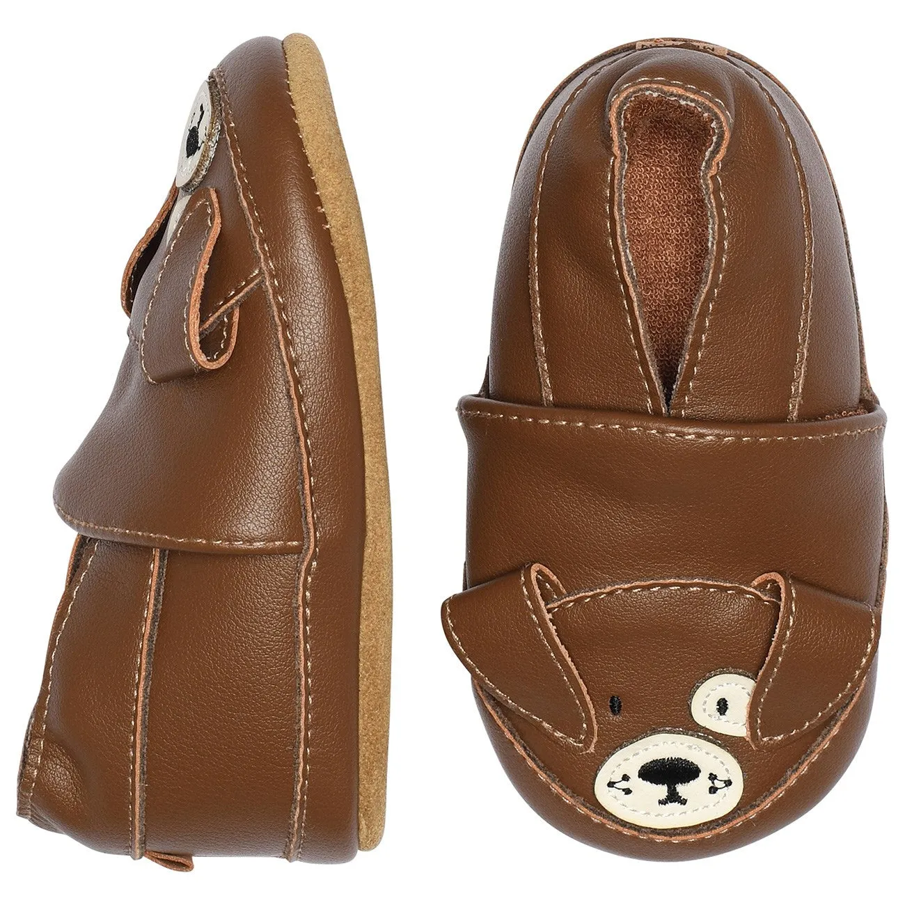 MELTON Cocoa Brown Hund lder hjemmesko