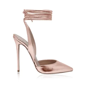 MICHELLE COPPER METALIZED LEATHER