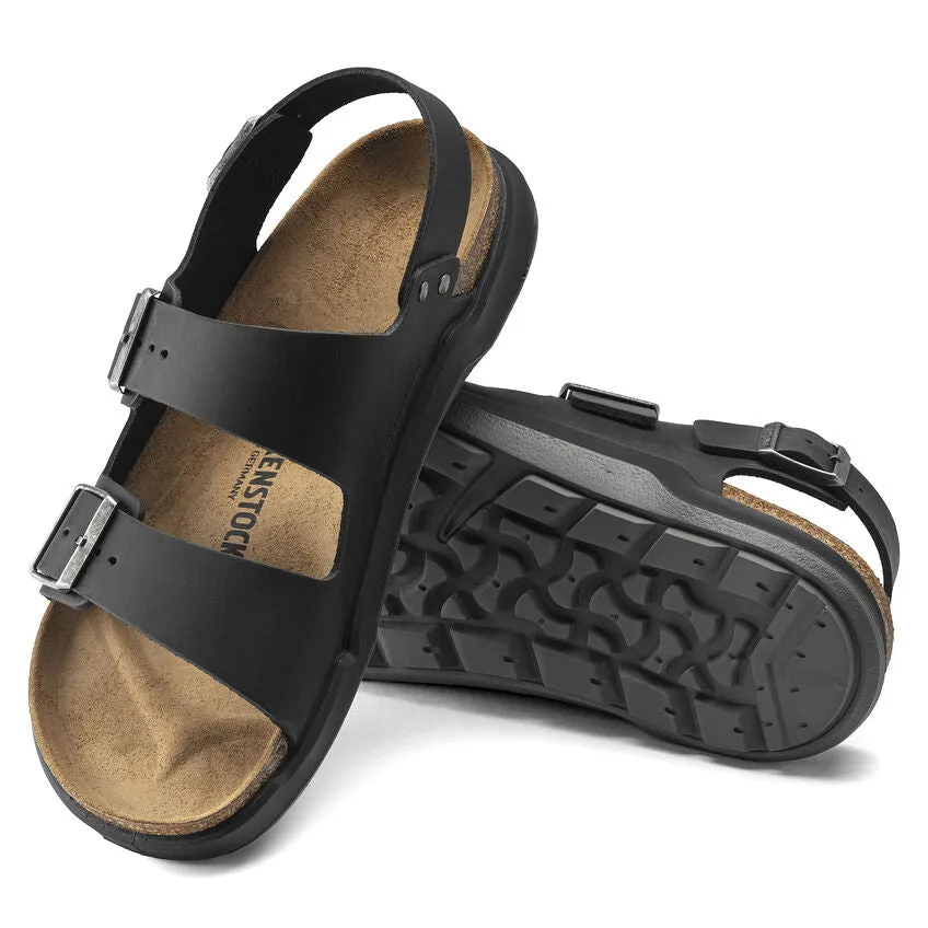 Milano CrossTown Men - Black Oiled Leather||Milano CrossTown pour femmes - Cuir huil noir