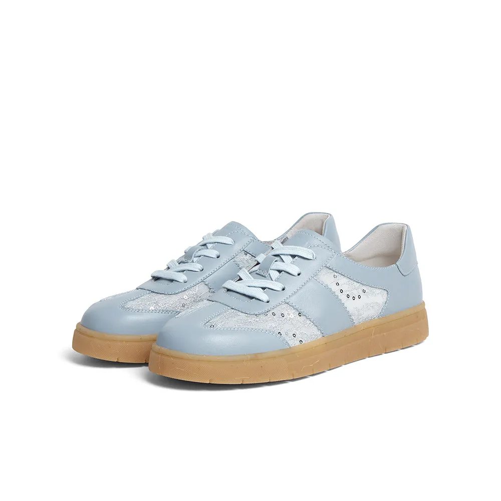 MIRABELL Cowhide leather/textile casual shoes (Women)