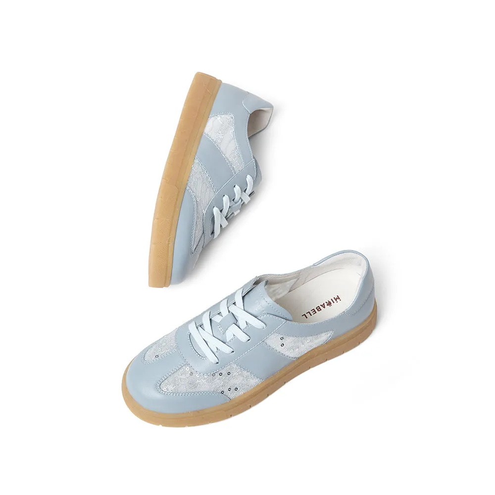 MIRABELL Cowhide leather/textile casual shoes (Women)