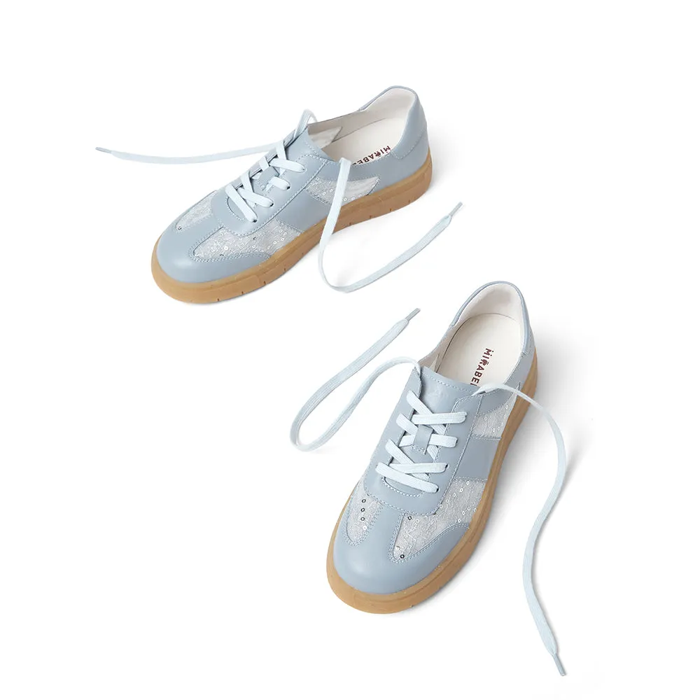MIRABELL Cowhide leather/textile casual shoes (Women)