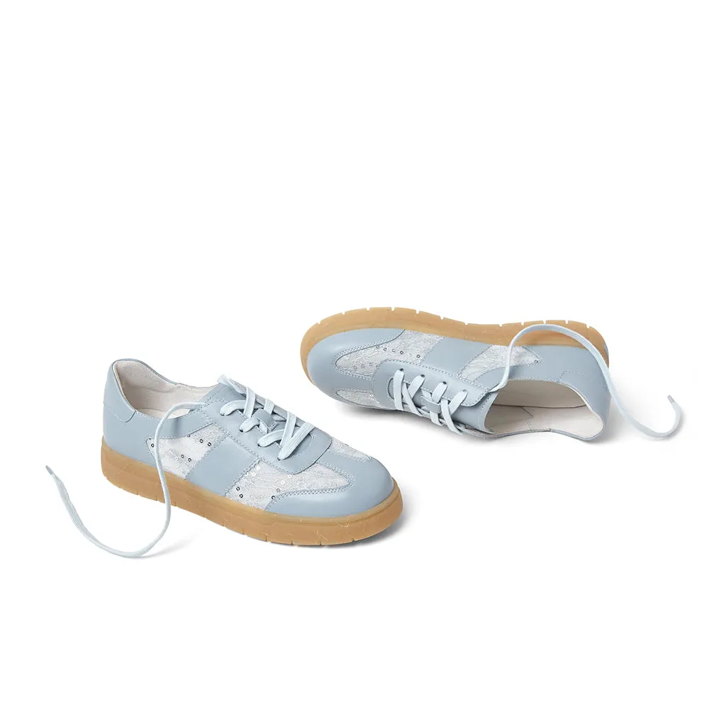 MIRABELL Cowhide leather/textile casual shoes (Women)