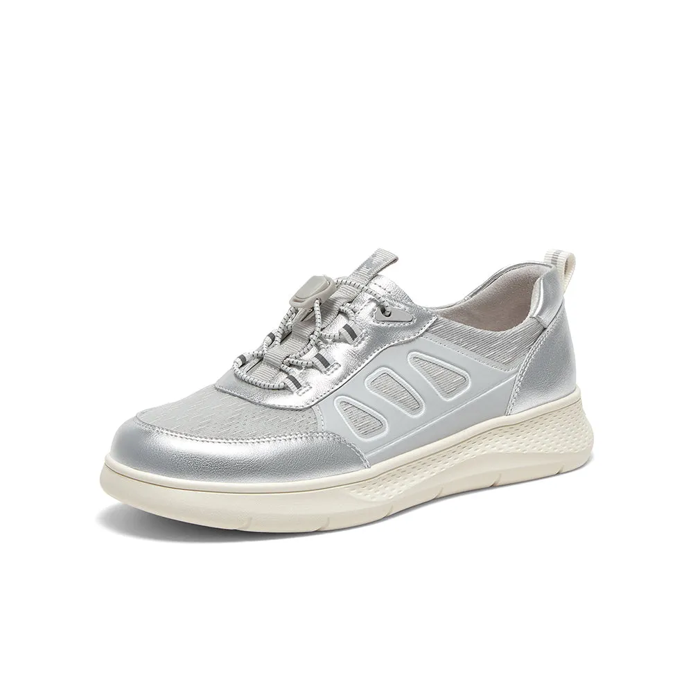 MIRABELL Cowhide leather/textile casual shoes (Women)
