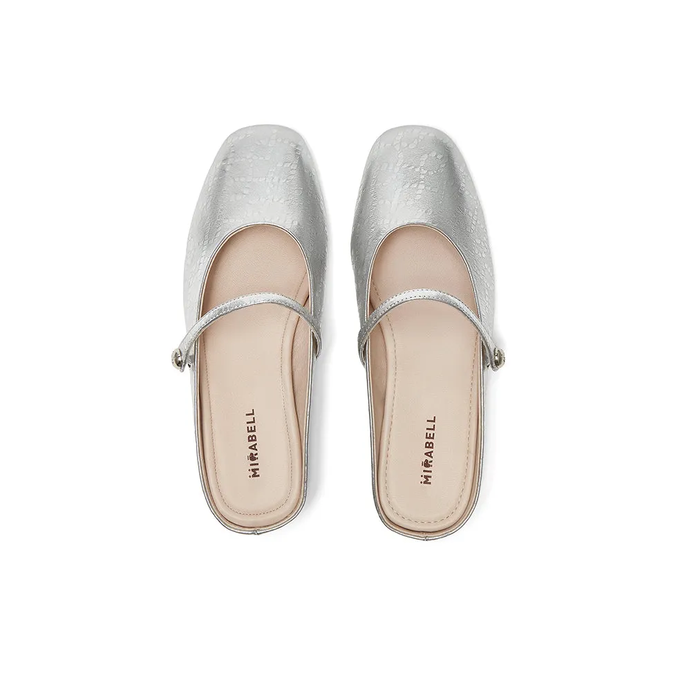 MIRABELL Sheepskin women's leather sandals (Women)