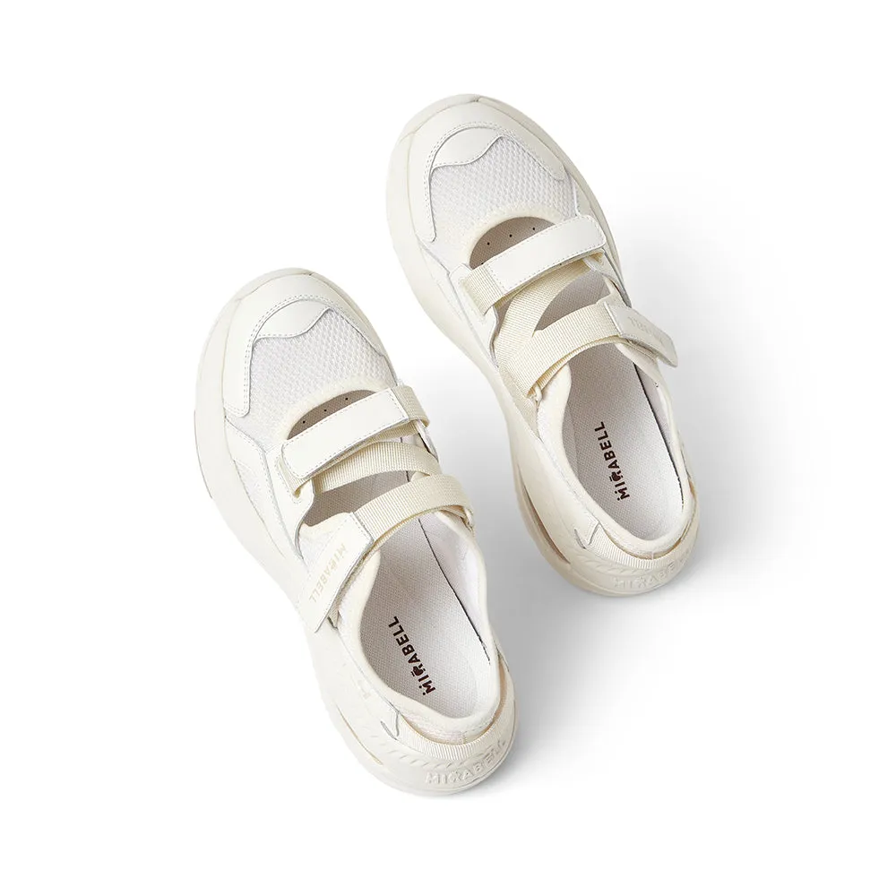 MIRABELL Textile/cowhide leather comfortable sports shoes (Women)