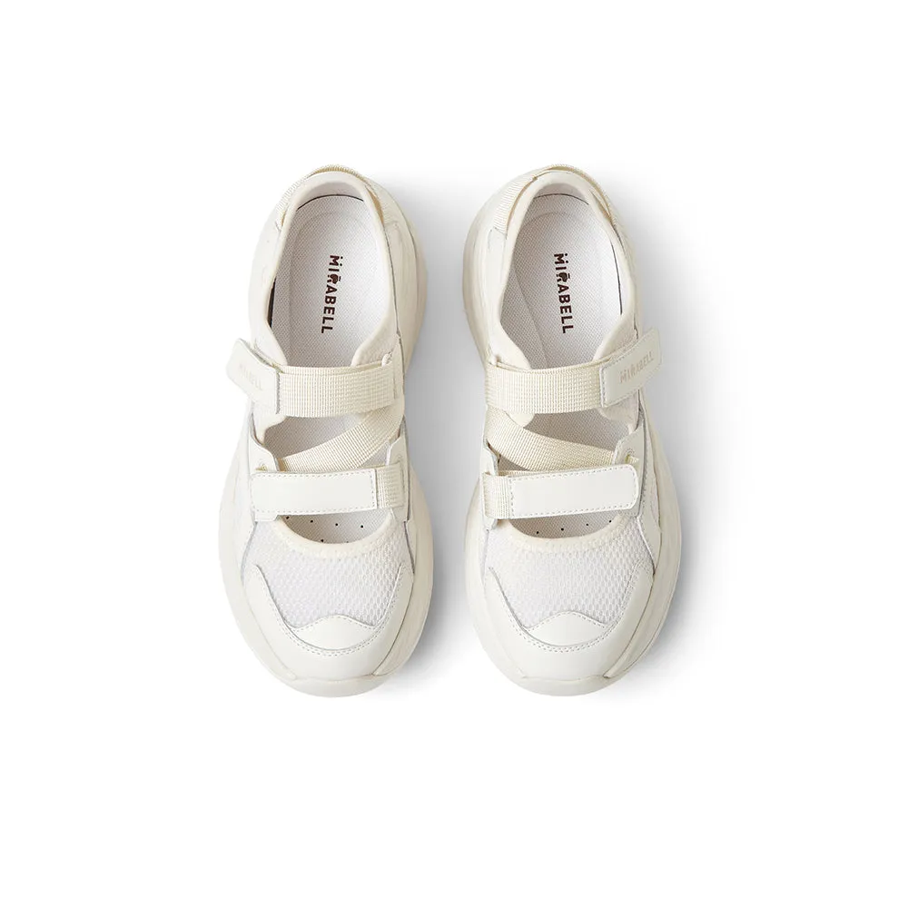 MIRABELL Textile/cowhide leather comfortable sports shoes (Women)