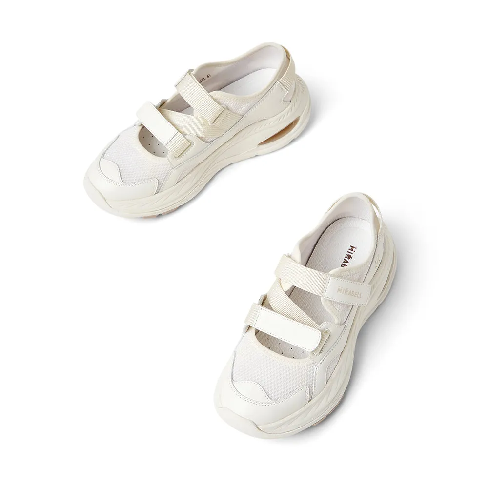 MIRABELL Textile/cowhide leather comfortable sports shoes (Women)