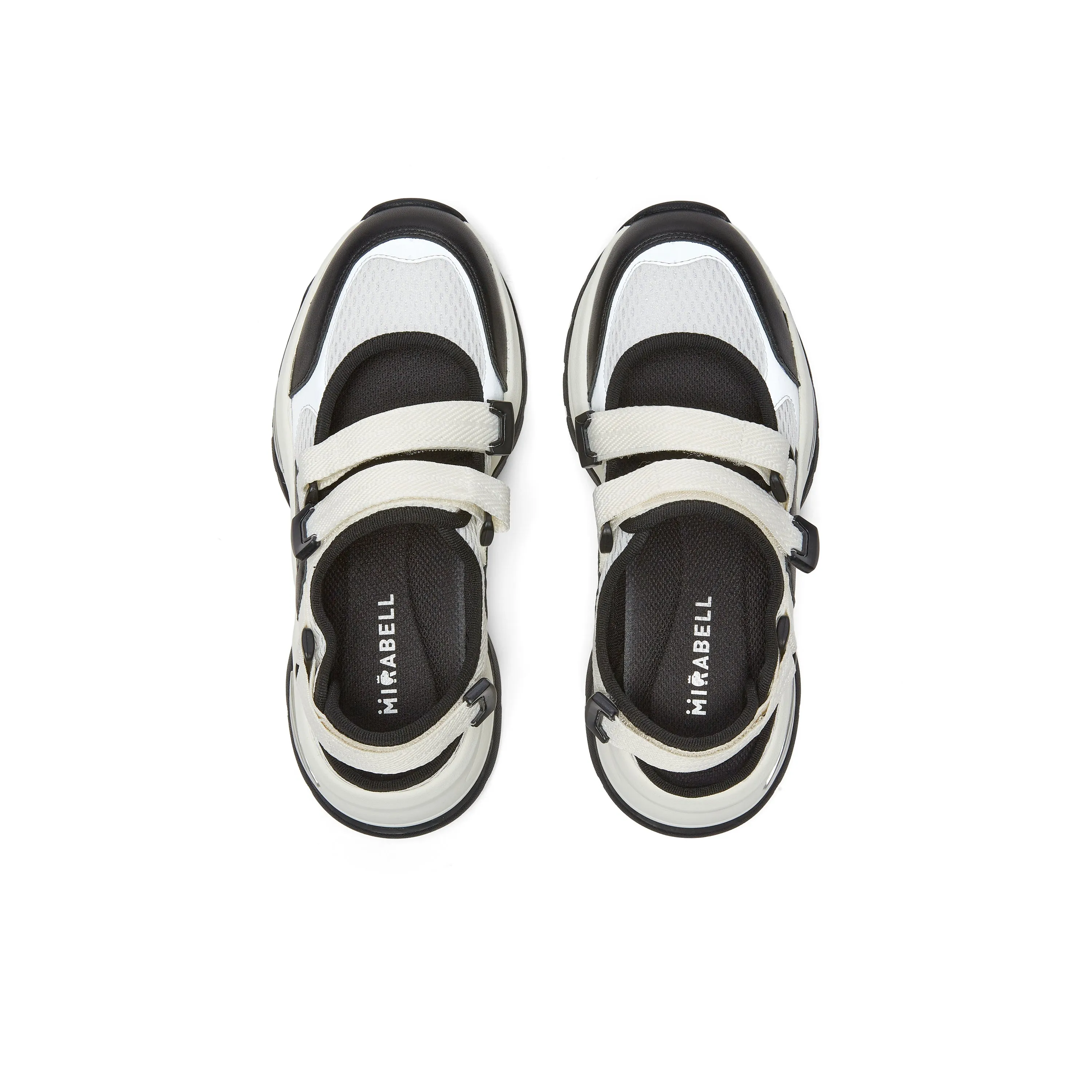 MIRABELL Textile/cowhide leather comfortable sports shoes (Women)
