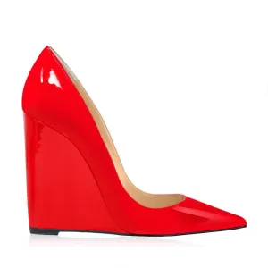 MONICA RED PATENT 100mm