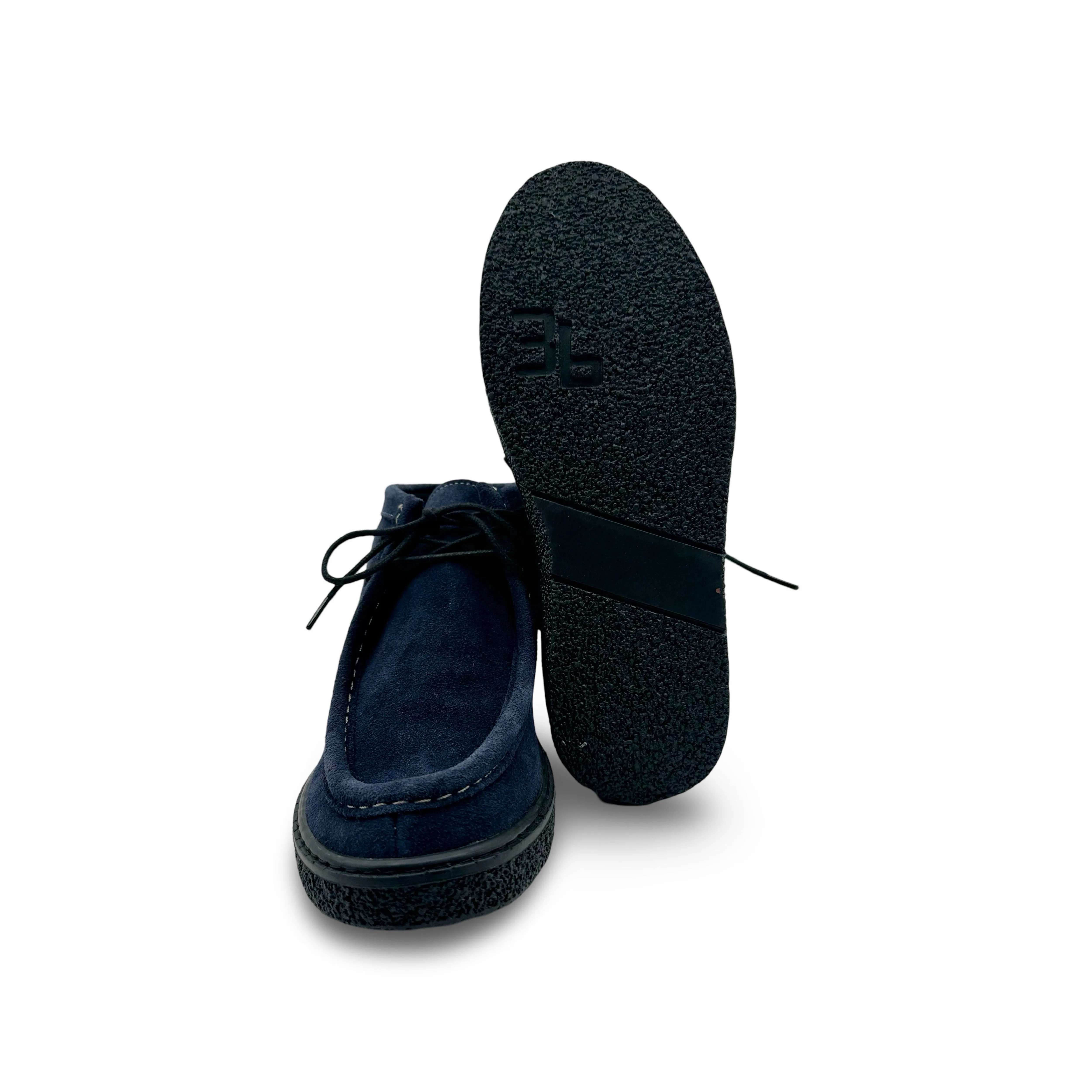 Moody Navy Suede Boot