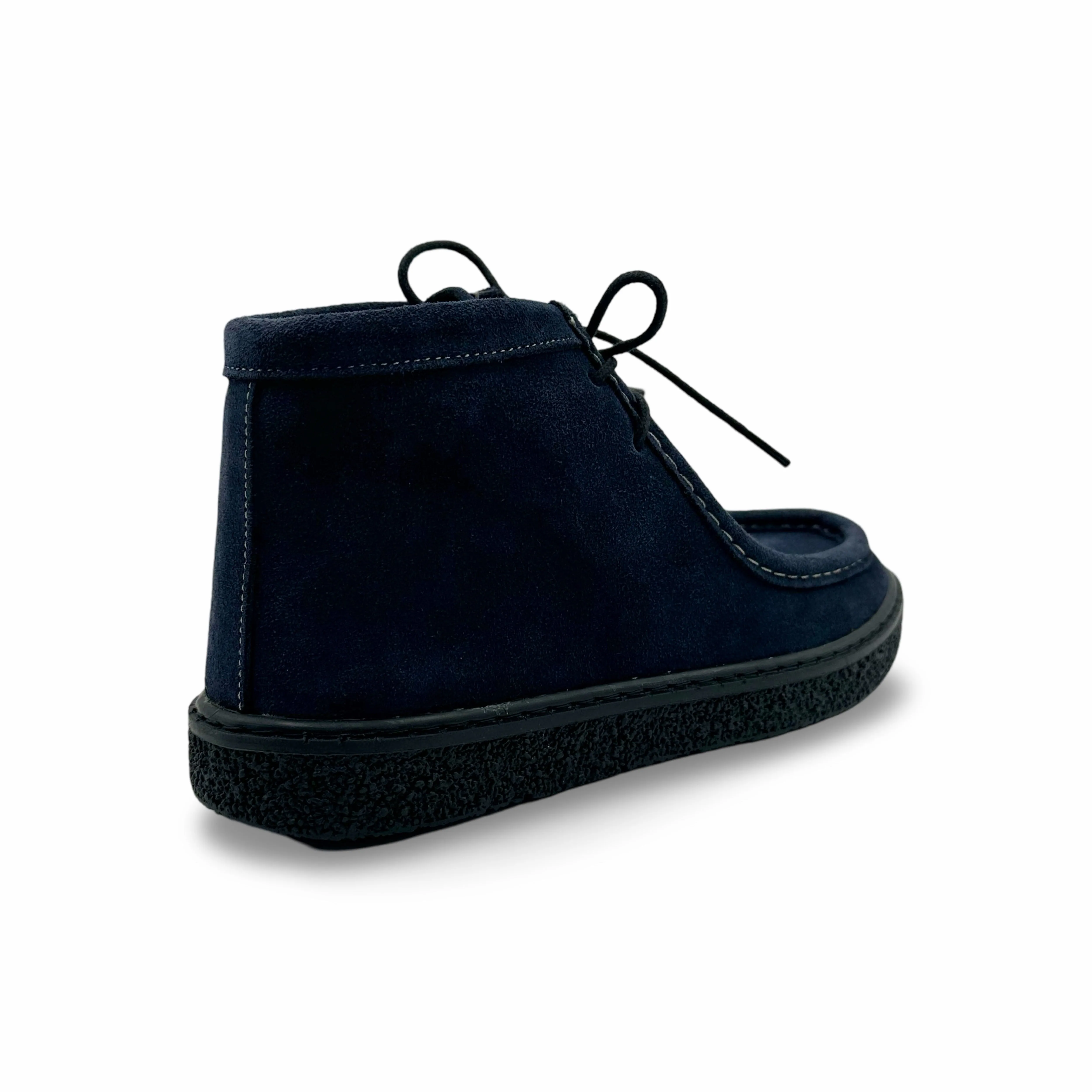 Moody Navy Suede Boot