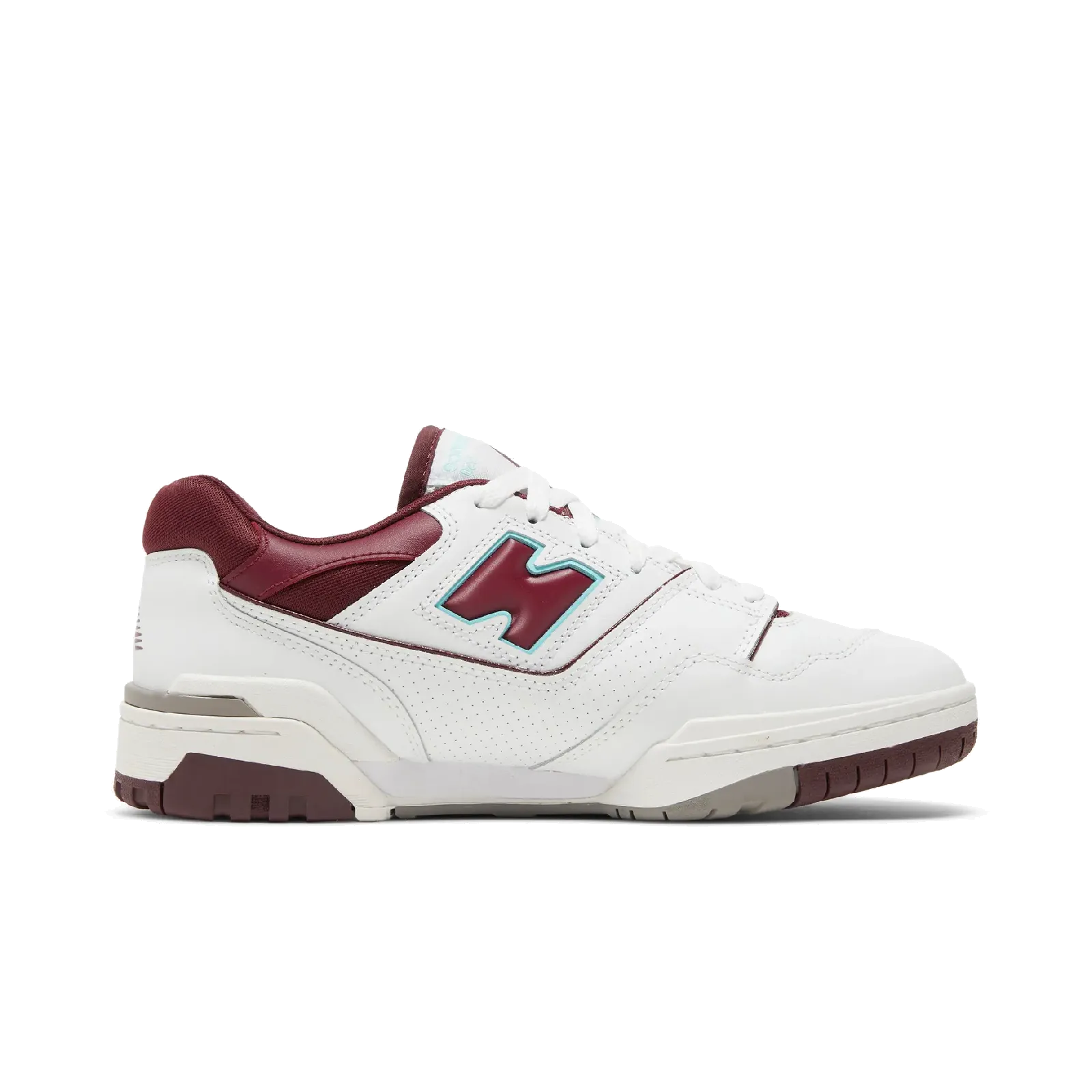 New Balance 550 Burgundy Cyan