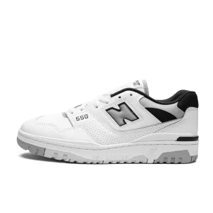 New Balance 550 White Concrete Black