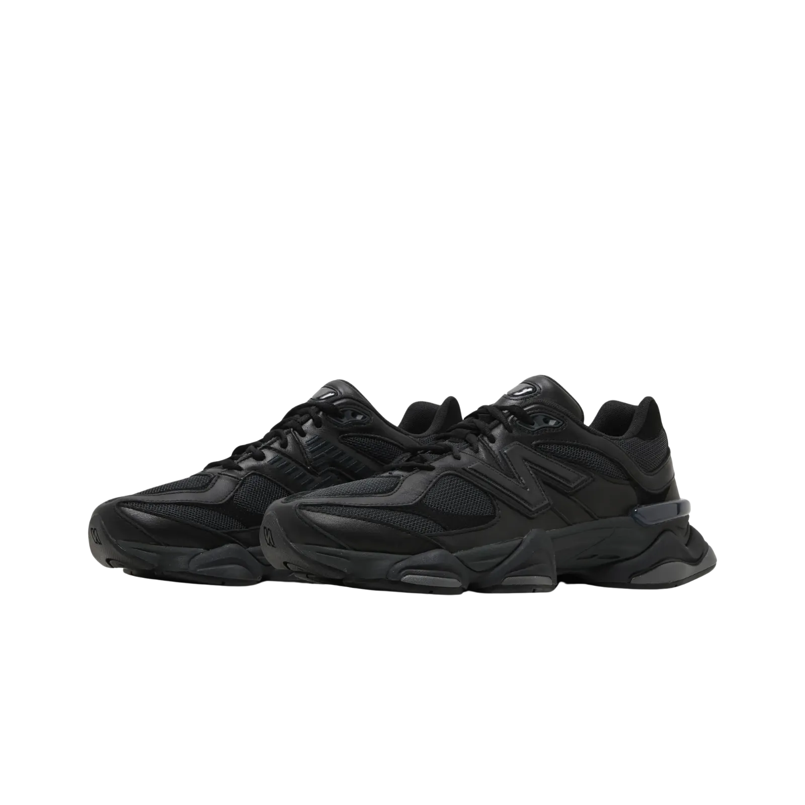 New Balance 9060 Triple Black Leather