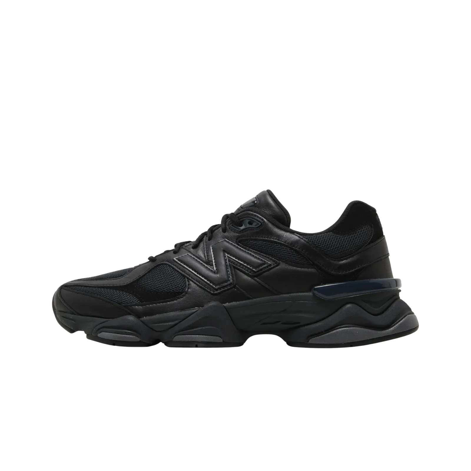 New Balance 9060 Triple Black Leather