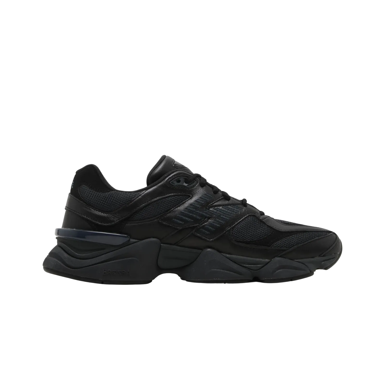 New Balance 9060 Triple Black Leather