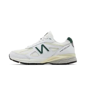 New Balance 990v4 MiUSA White Green