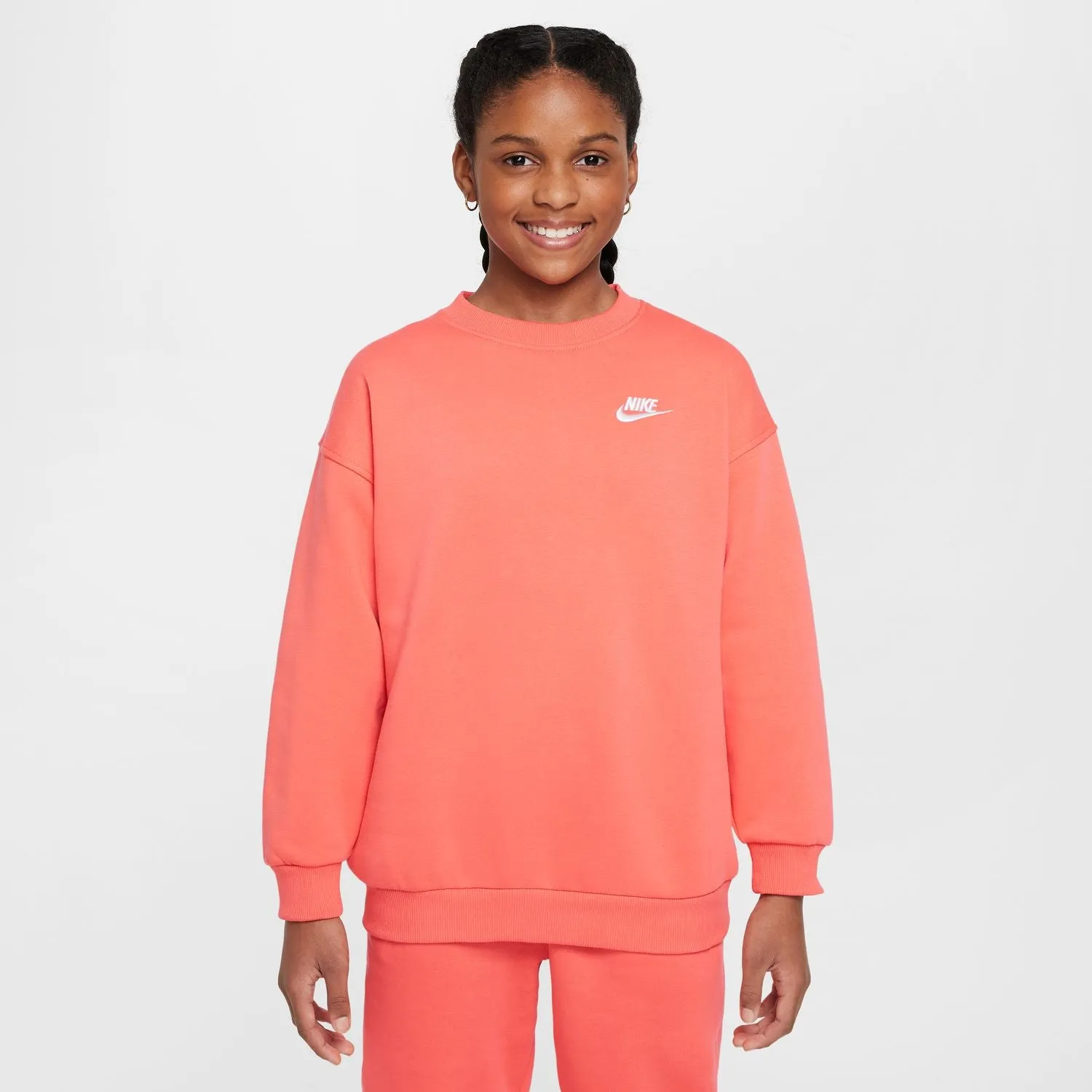 nike Club Fleece OS Crew - Youth