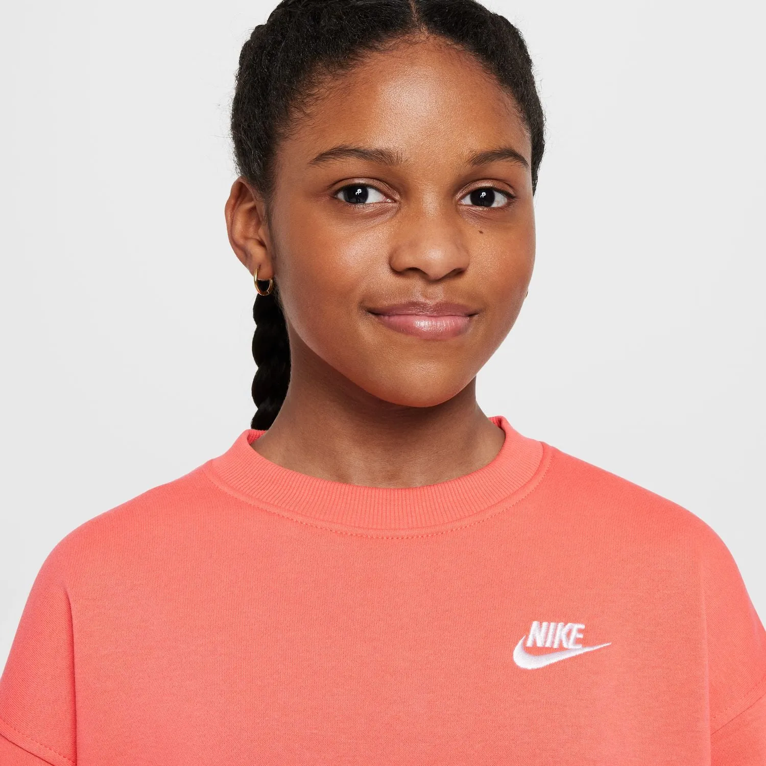 nike Club Fleece OS Crew - Youth
