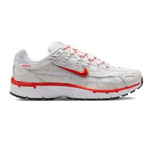 Nike P-6000 'White Platinum Tint Black Picante Red' Women's (2025)