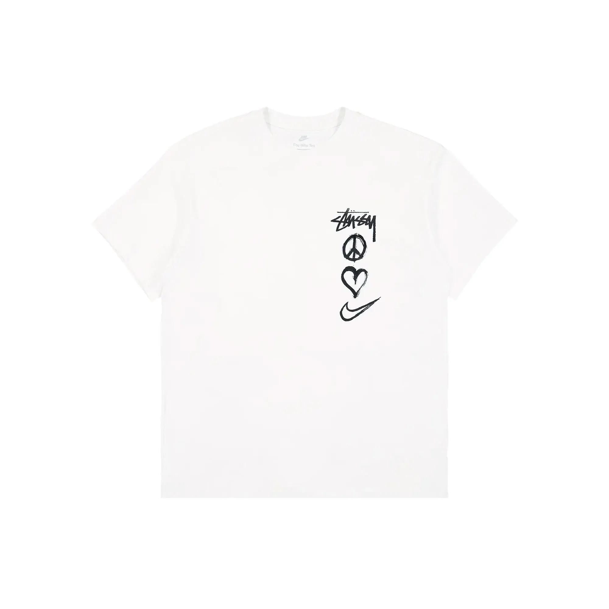 Nike x Stussy Peace, Love, Swoosh T-shirt 'White' (2022)