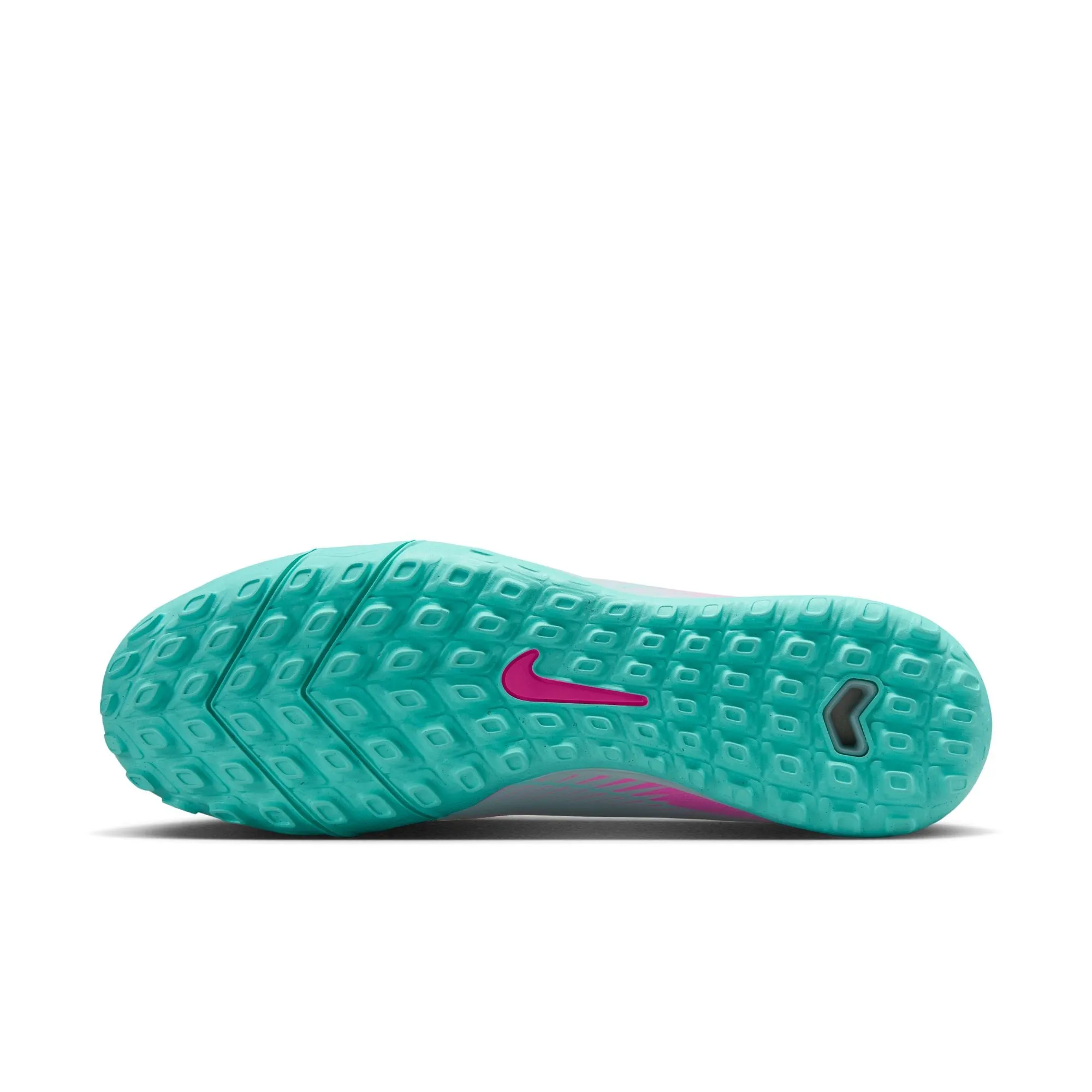 Nike Zoom Mercurial Vapor 16 Academy TF Turf Soccer Shoes- Ocean Cube/Pink Blast