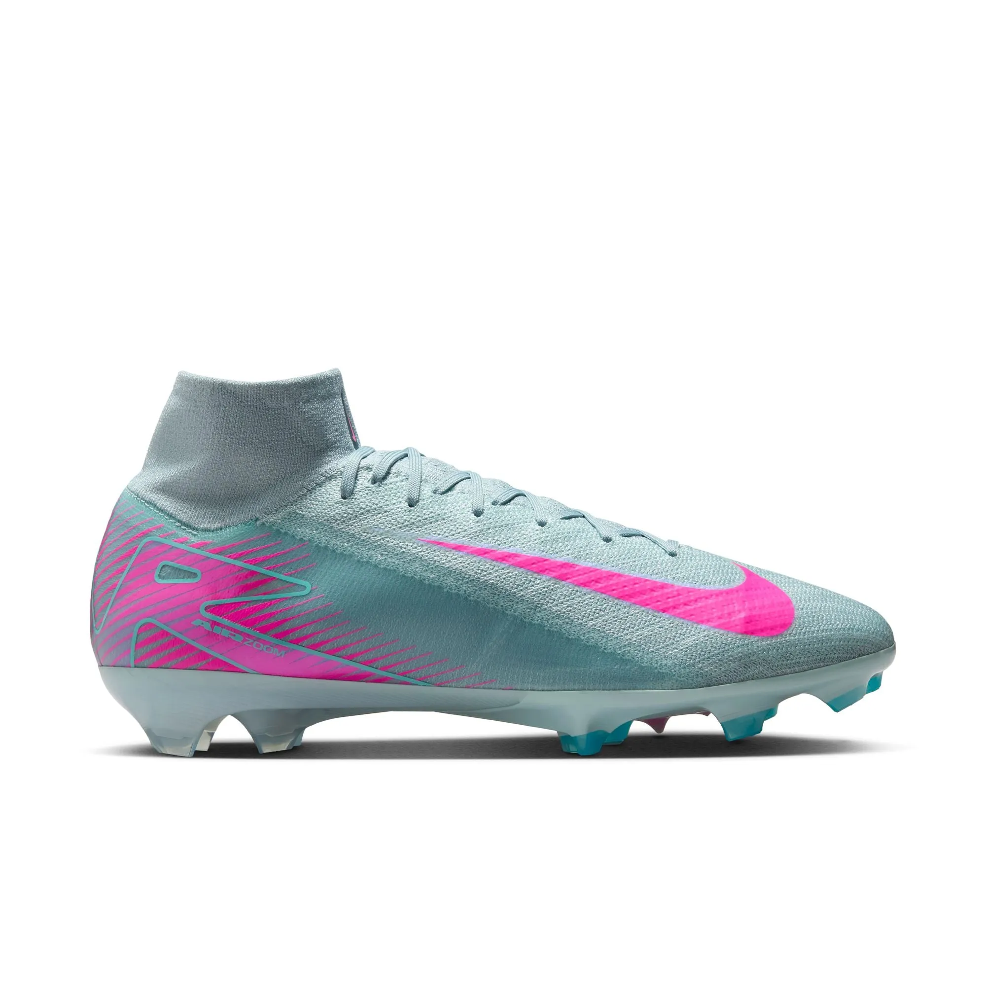 Nike Zoom Superfly 10 Elite FG Firm Ground Soccer Cleats - Ocean Cube/ Pink Blast