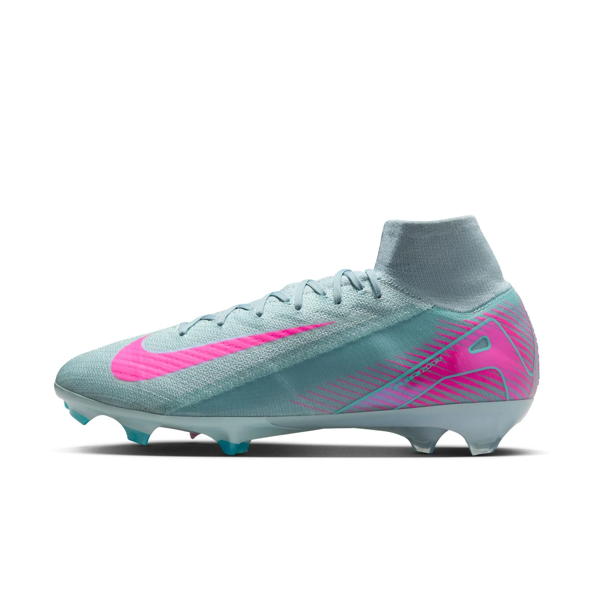 Nike Zoom Superfly 10 Elite FG Firm Ground Soccer Cleats - Ocean Cube/ Pink Blast