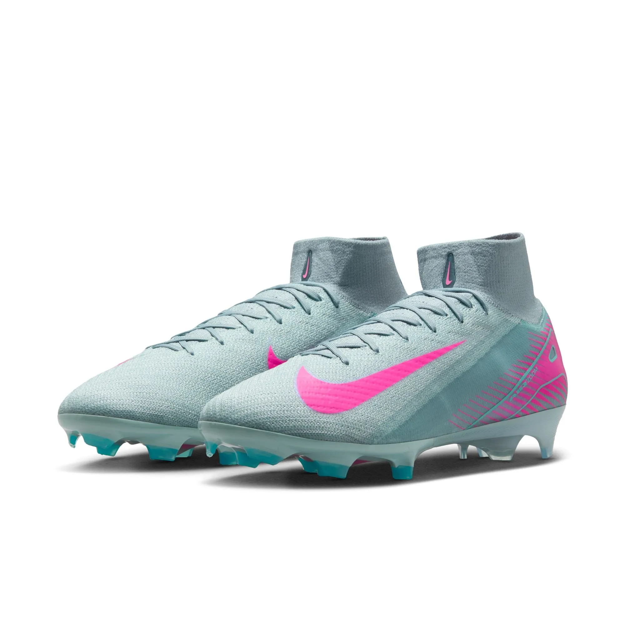 Nike Zoom Superfly 10 Elite FG Firm Ground Soccer Cleats - Ocean Cube/ Pink Blast