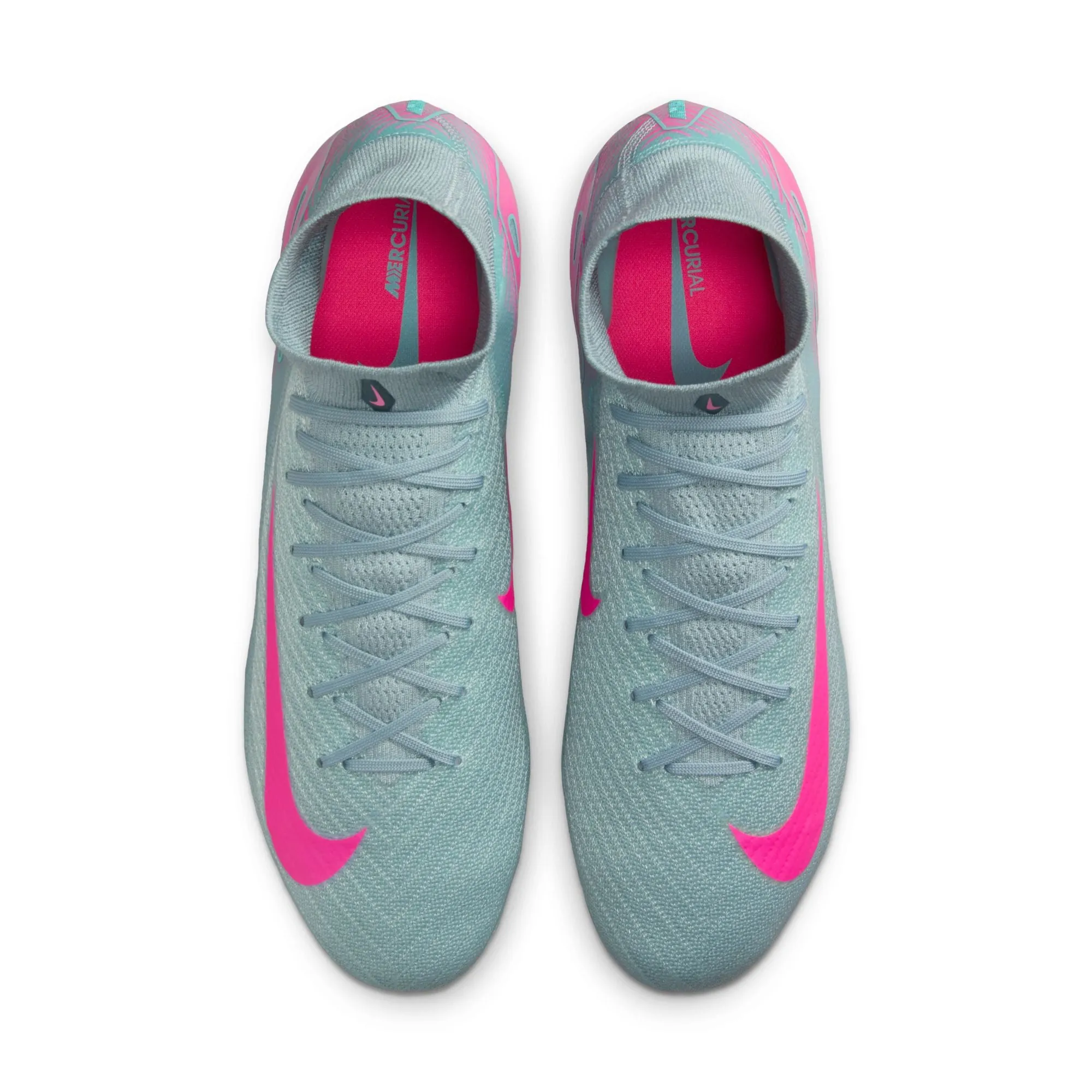Nike Zoom Superfly 10 Elite FG Firm Ground Soccer Cleats - Ocean Cube/ Pink Blast