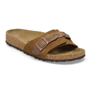 Oita Braided - Mink Oiled Leather and Suede||Oita tresse - Sude et cuir huil vison