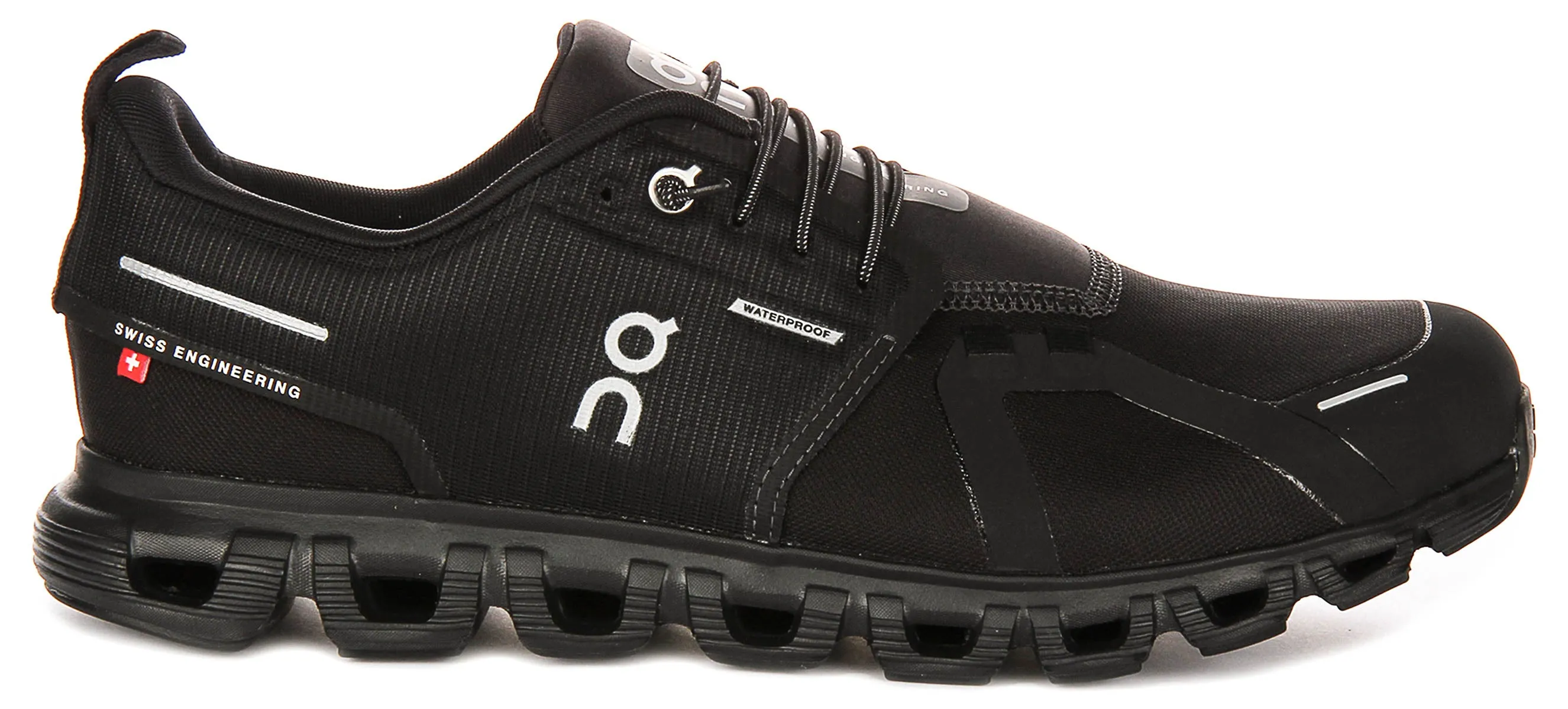 On Running Cloud 6 Waterproof In Black Black For Women