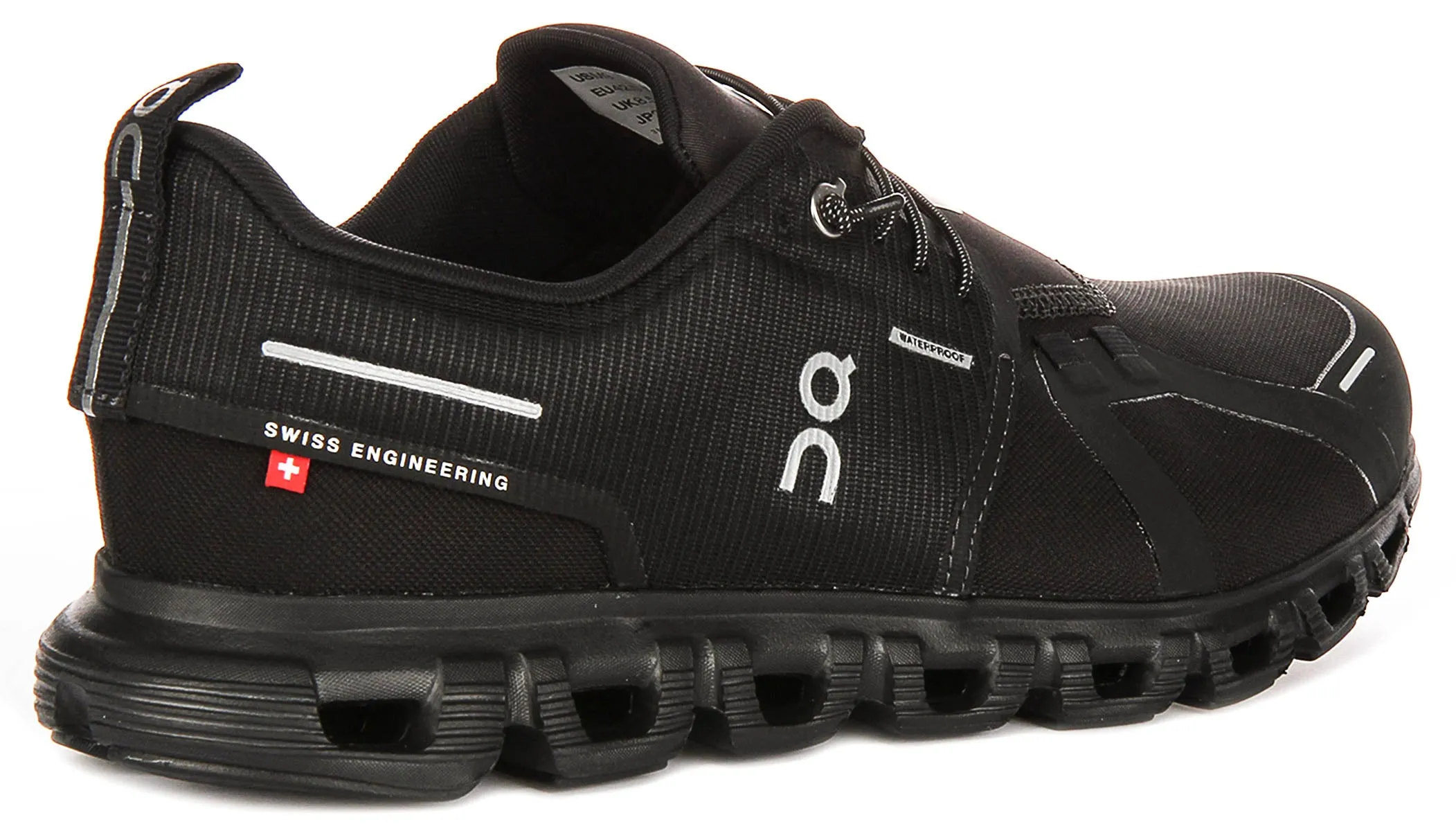 On Running Cloud 6 Waterproof In Black Black For Women