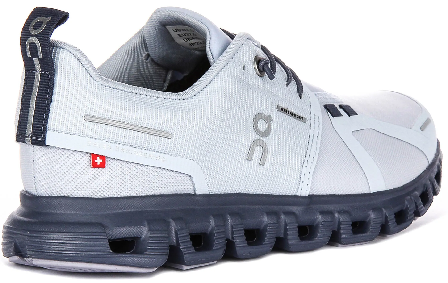 On Running Cloud 6 Waterproof In Light Blue For Women