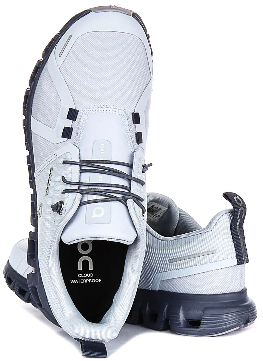 On Running Cloud 6 Waterproof In Light Blue For Women