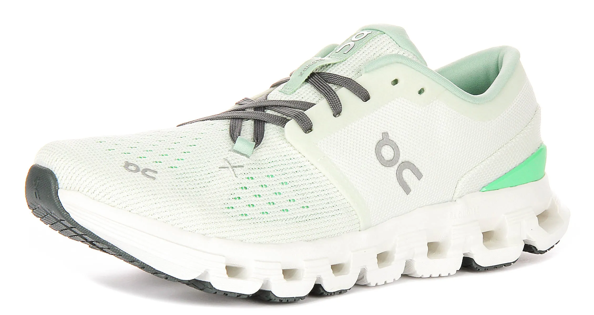 On Running Cloud X 4 In Lime Green For Women