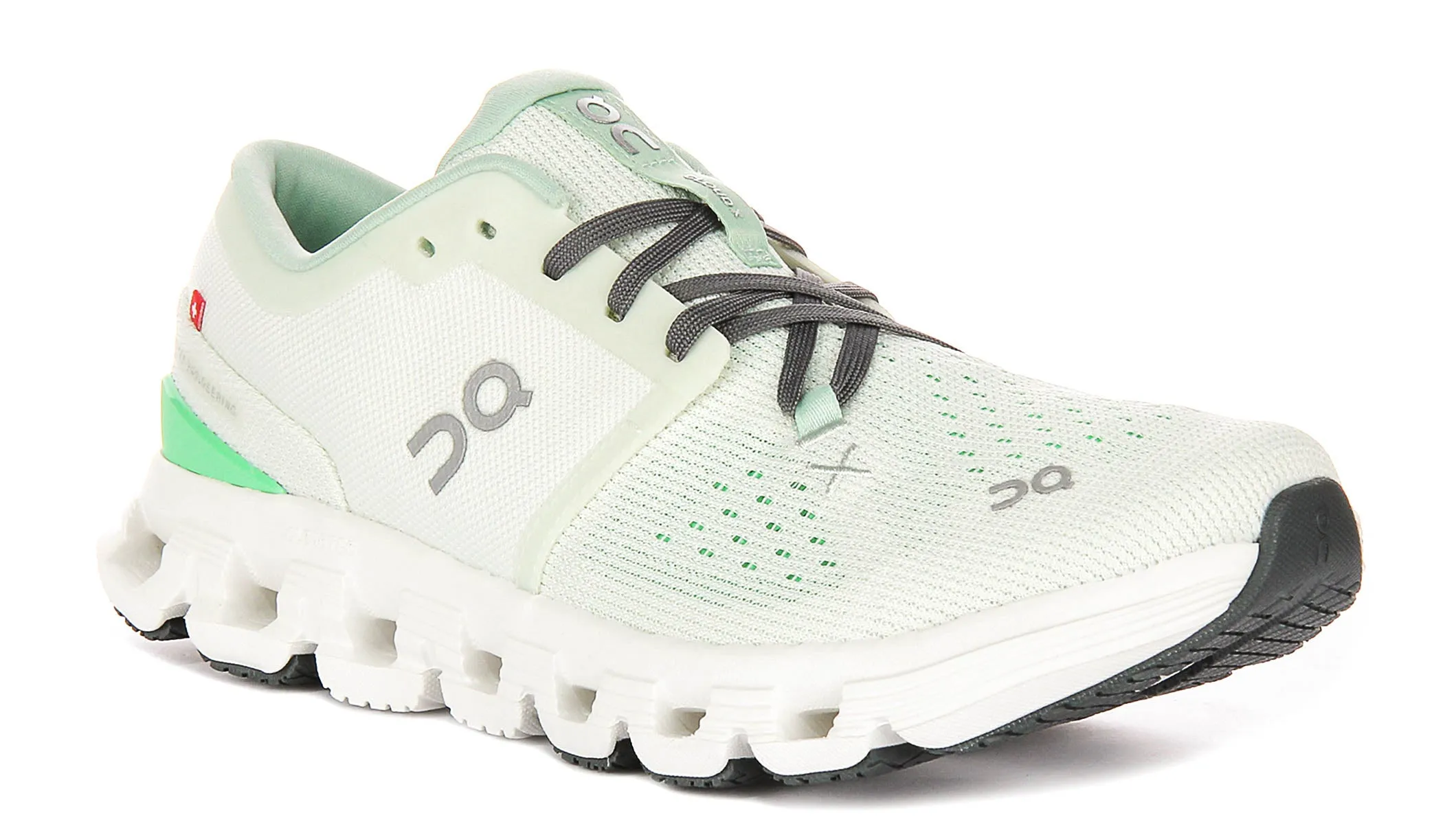 On Running Cloud X 4 In Lime Green For Women