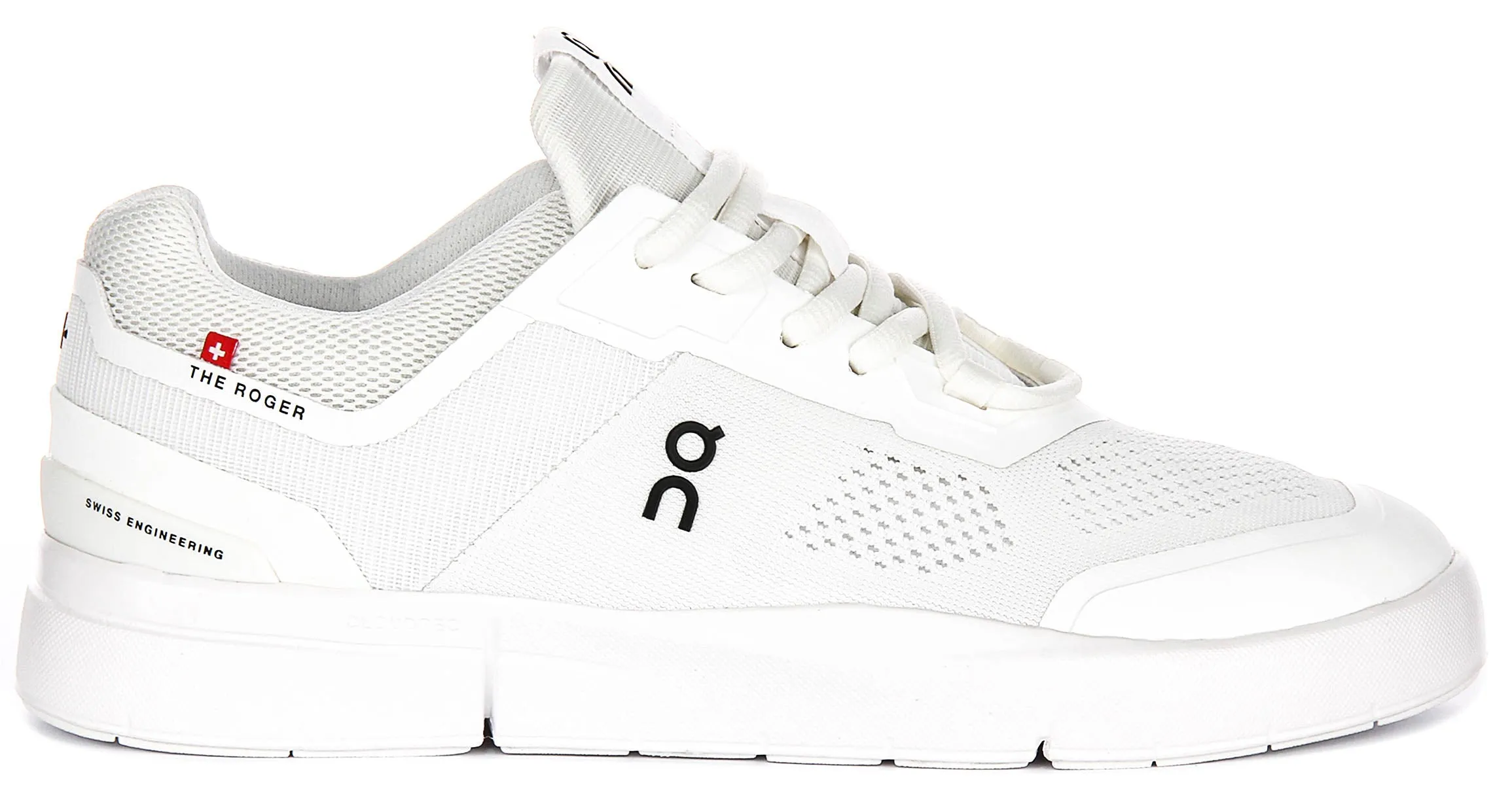 On Running The Roger Spin In White For Men